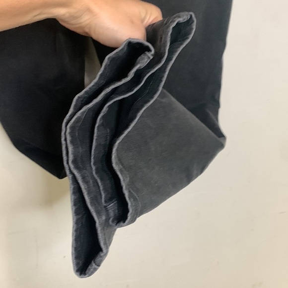 Free People Ultra High Waisted Cropped Bootcut in Vintage Black Wash - Picture 7 of 8